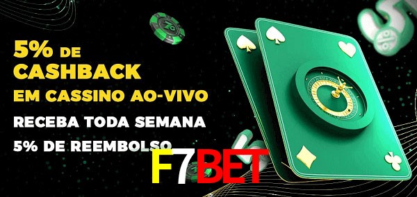 Promoções do cassino ao Vivo F7Bet